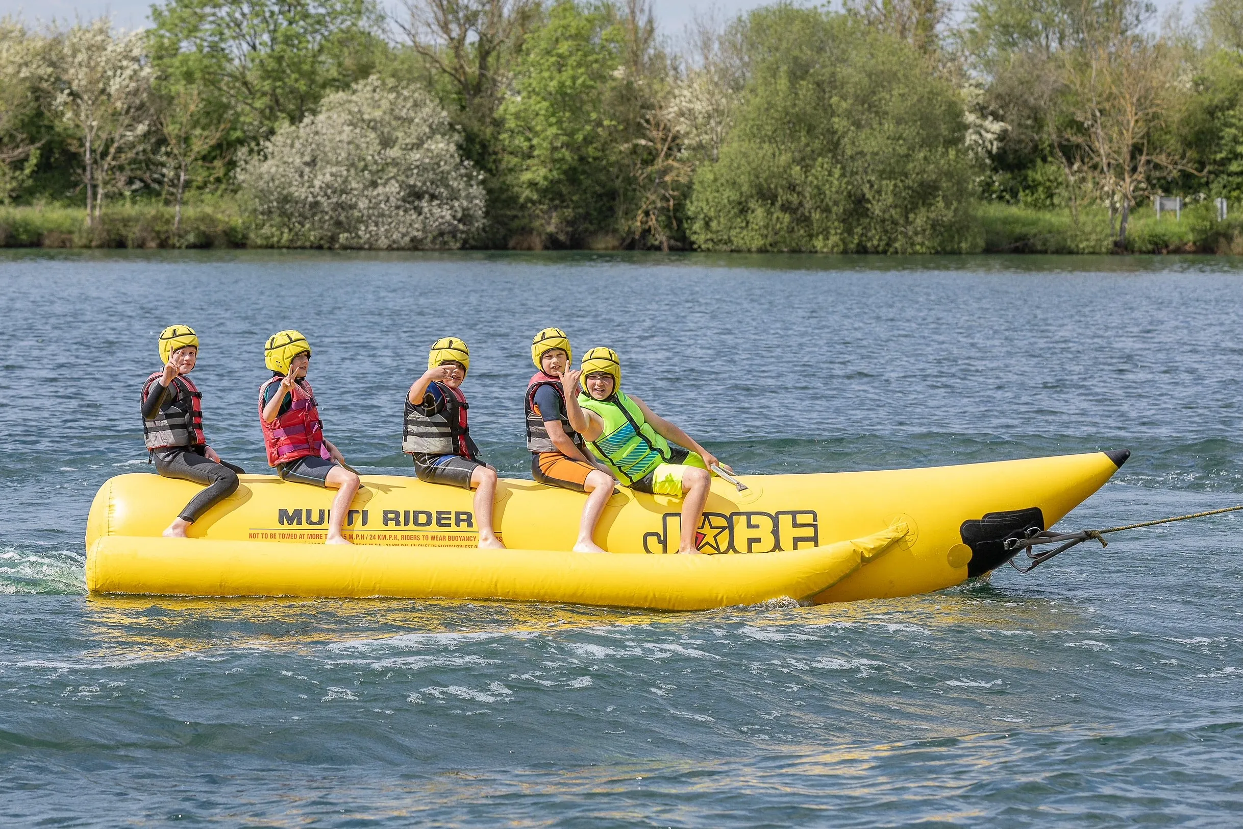 multi rider inflatable ride