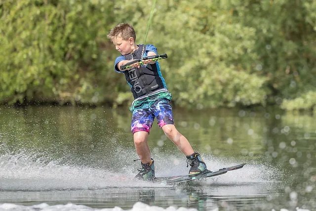 Wakeboarding on the Cotswold Water Park