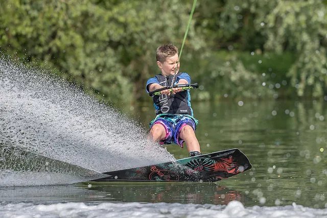 Wakeboarding on the Cotswold Water Park