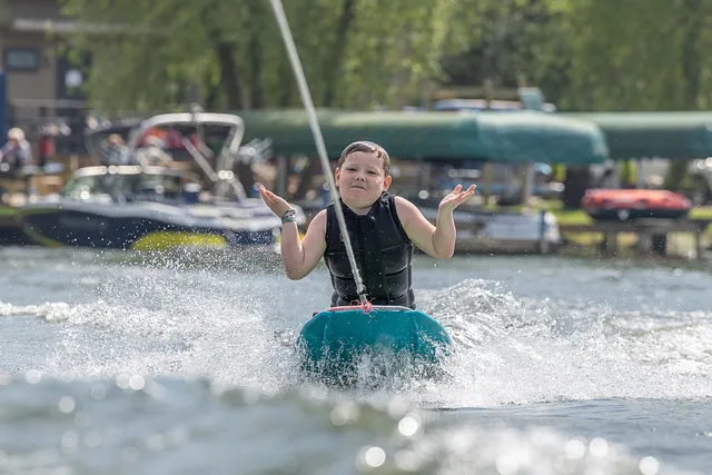 Wakeboarding on the Cotswold Water Park