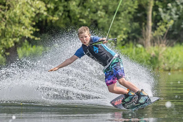 Wakeboarding on the Cotswold Water Park