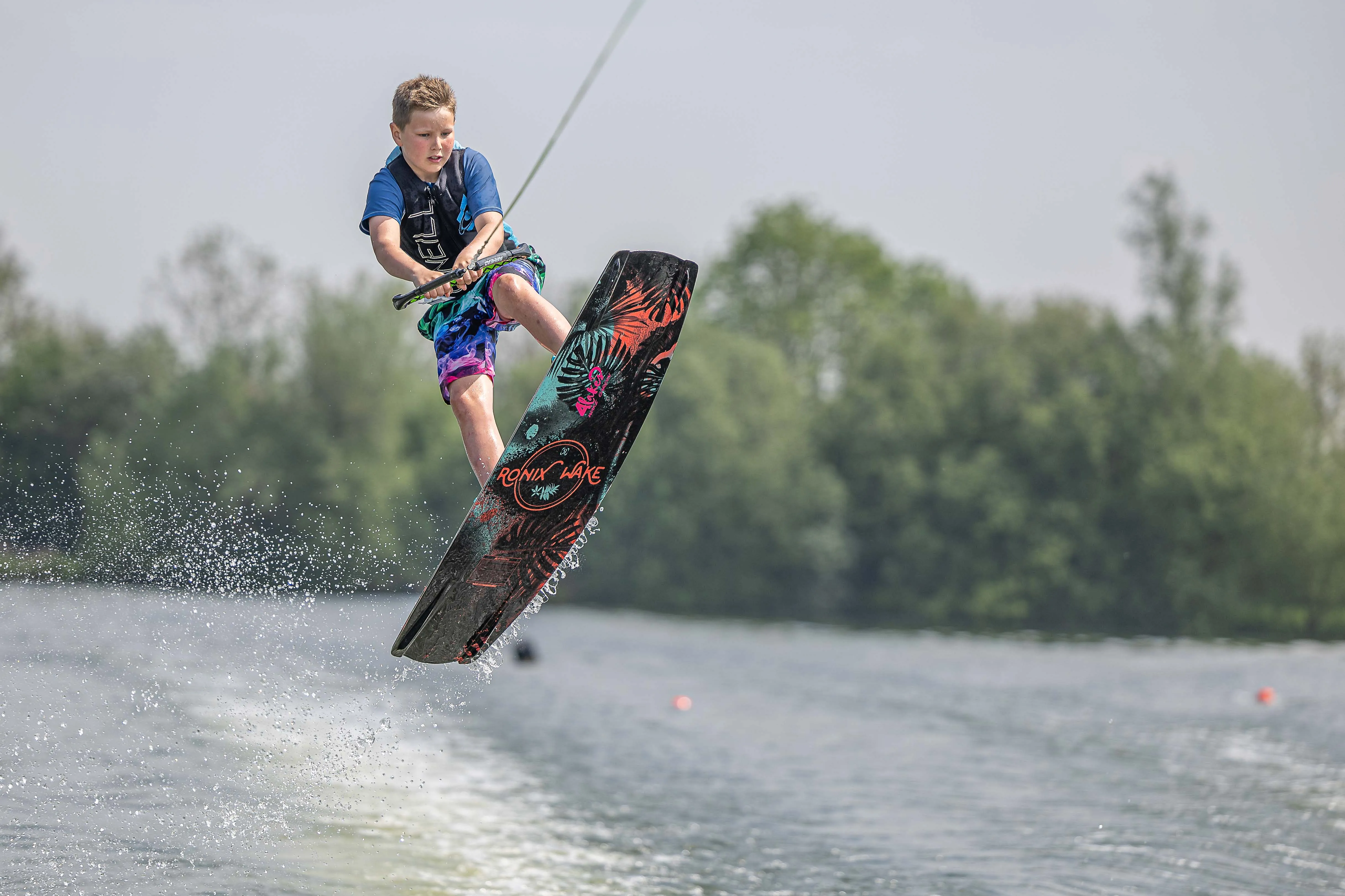 Wakeboarding on the Cotswold Water Park