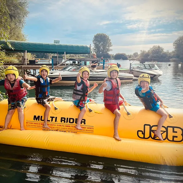 Banana inflatable ride