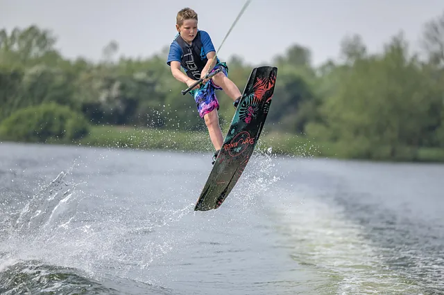 Wakeboarding on the Cotswold Water Park